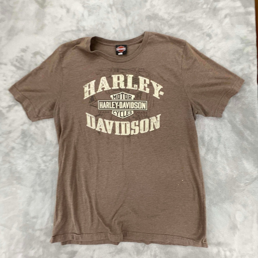 Harley-Davidson Sierra Vista‎ Arizona T-Shirt Men's XL Brown Motorcycle Graphic